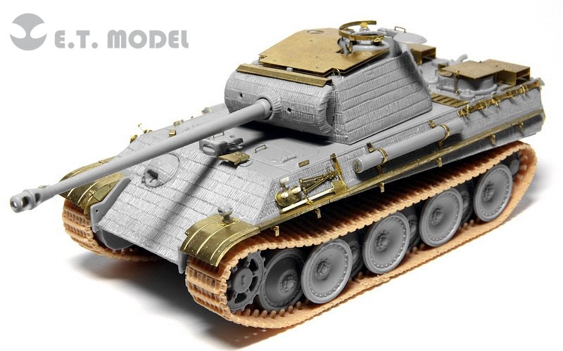 E.T. Model E72-010 WWII German Panther G Anti Aircraft Armour For DRAGON Kit 1/72 – imagen 6