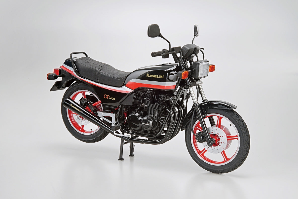 Aoshima 06267 Kawasaki KZ400M Z400GP 82 w/Custom Parts 1/12 – imagen 2