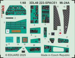 Eduard 3DL48223 Mi-24A SPACE TRUMPETER 1/48 – imagen 3