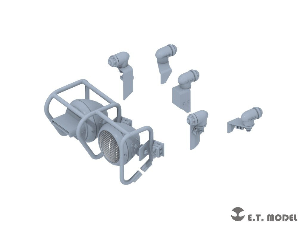 E.T. Model P35-258 Lights Set for PLA Type 59 Medium Tank ( 3D Print ) 1/35 – imagen 2