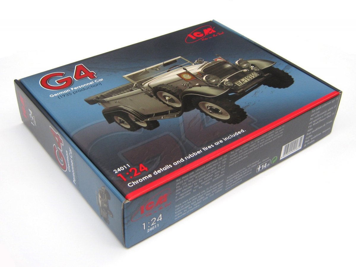 ICM 24011 Typ G4 (1935 Production) WWII German Personnel Car 1/24 – imagen 2