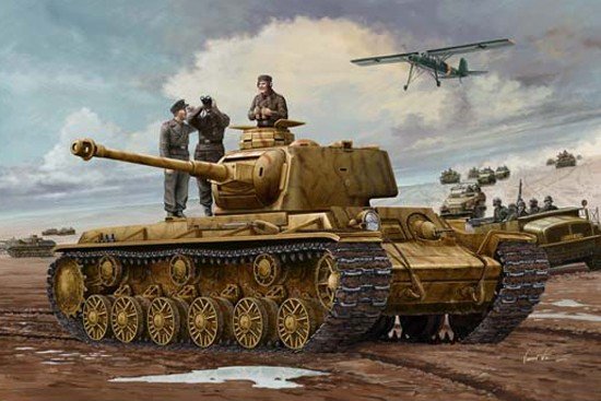 Trumpeter 00366 German Pz.Kpfm KV-1 756(r) Tank 1/35