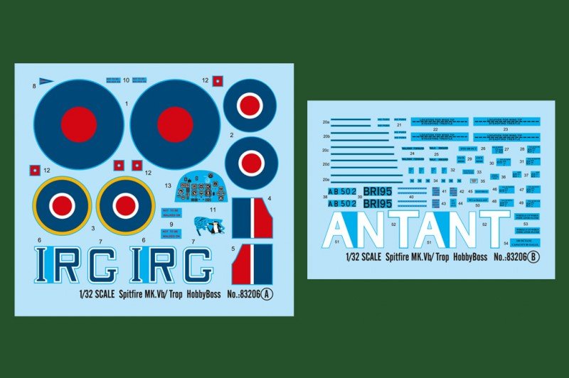 Hobby Boss 83206 Spitfire MK.Vb/Trop 1/32 – imagen 8