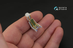 Intérieur imprimé en 3D et coloré sur papier décalcomanie Quinta Studio QD48113 Mirage 2000C (pour kit Kinetic) 1/48  – image 4