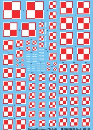Techmod 32010 - Insignes nationaux polonais (1/32)