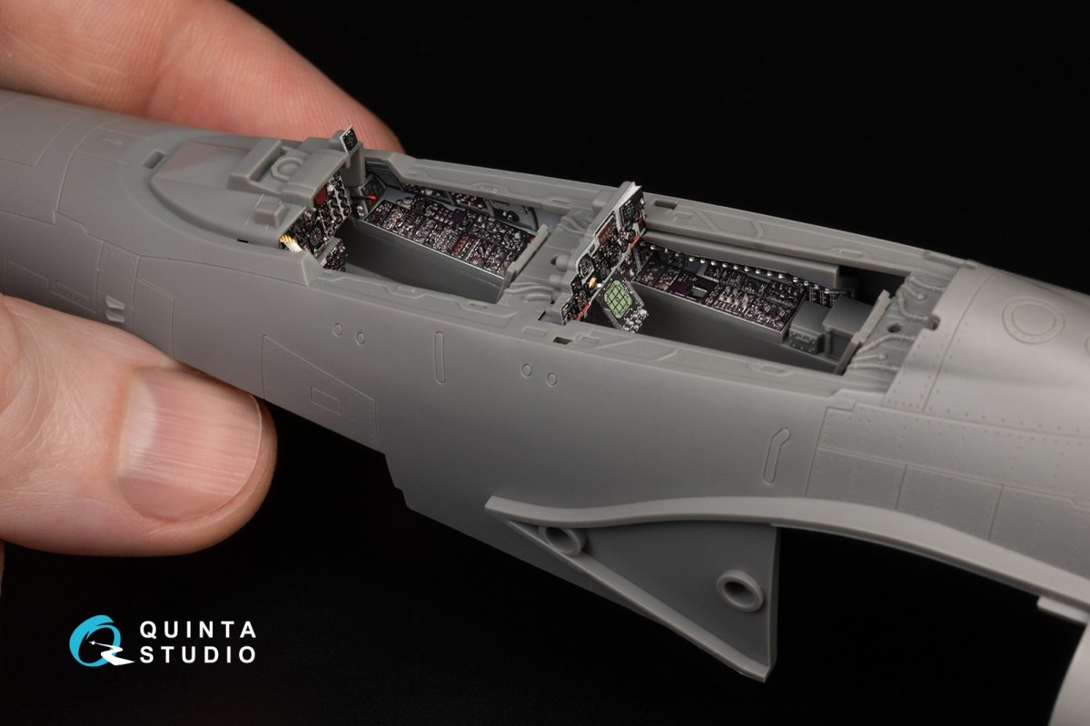 Quinta Studio QD48370 F-4E late without DMAS 3D-Printed &amp;amp; coloured Interior on decal paper (Meng) 1/48 – Bild 13