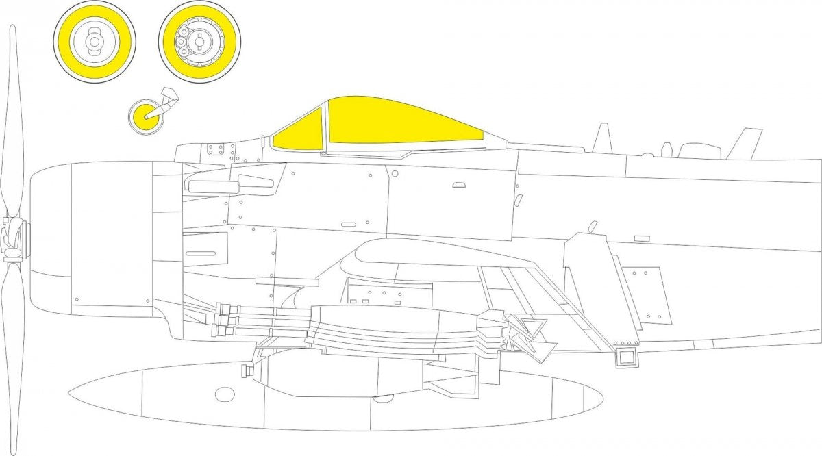Eduard 644176 A-1H LööKplus TAMIYA 1/48 – imagen 4