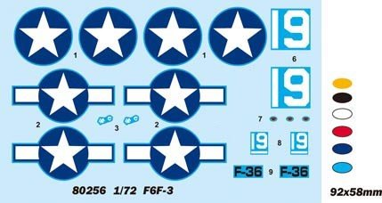 Hobby Boss 80256 F6F-3 Hellcat 1/72 – zdjęcie 2