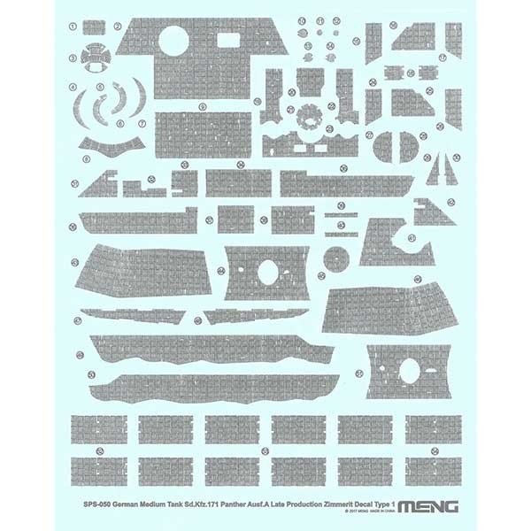 Maquette Meng SPS-050 Panther Zimmerit A 1/35