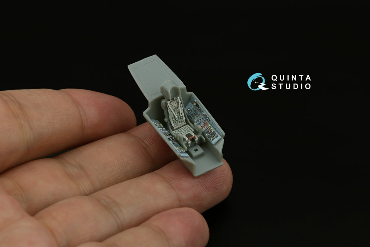 Quinta Studio QD+72183 Su-27 3D-Printed &amp;amp; coloured Interior on decal paper (Trumpeter) (with 3D-printed resin part) 1/72 – imagen 10