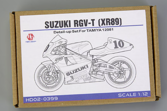 Hobby Design HD02-0399 Suzuki RGV-T (XR89) (PE + Metal Parts + Resin) (For Tamiya 12081) 1/12