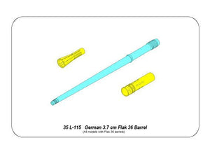 Aber 35L-115 German 3,7 cm Flak 36 Barrel 1/35 – immagine 9