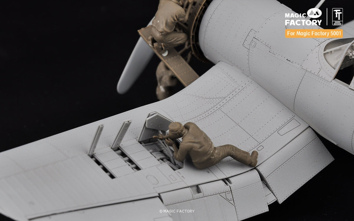 Magic Factory 7507 US WWII Ground Service Crew Set 1/48 – imagen 6