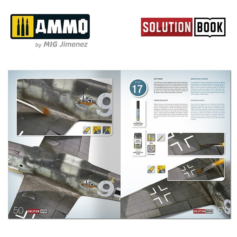 Ammo of Mig 6526 How to Paint WWII Luftwaffe Mid War Aircraft SOLUTION BOOK – imagen 6