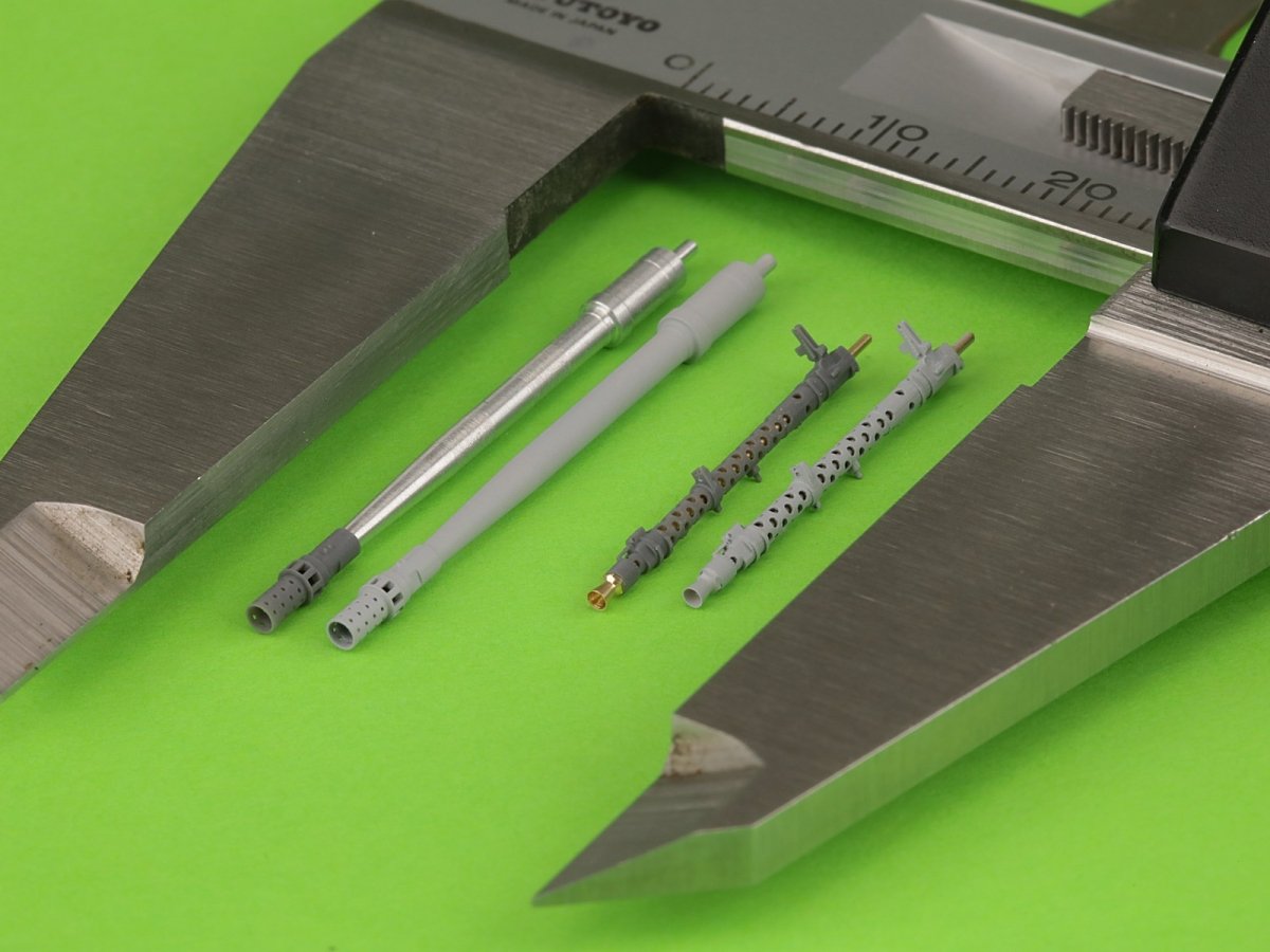 Master GM-35-046 PzKpfw II Ausf. a–F - 2cm KwK30 L/55 &amp;amp; MG-34 gun barrels (for IBG, Dragon and other kits) 1/35 – Bild 3