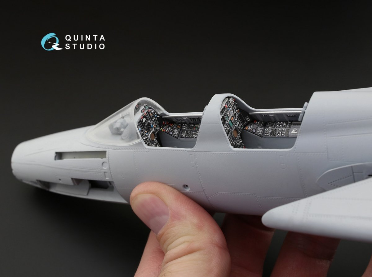 Quinta Studio QD48073 F-105G 3D-Printed &amp;amp; coloured Interior on decal paper (for HobbyBoss kit) 1/48 – imagen 7