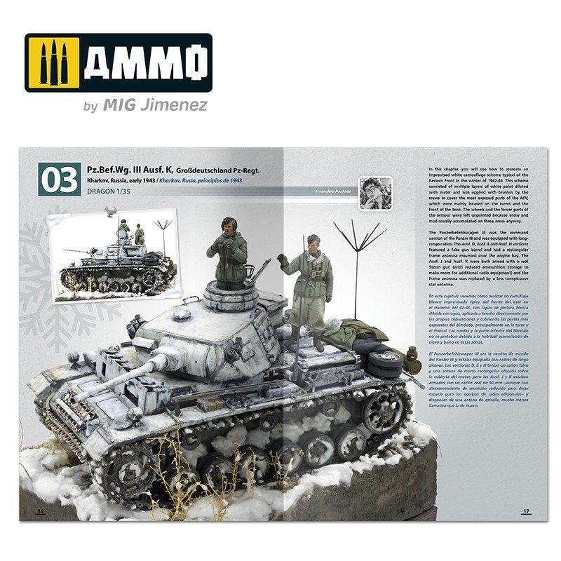 Ammo of Mig 6039 How to Paint Winter WWII German Tanks Multilingüal (Eng - Spa) – imagen 4