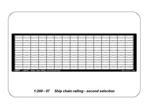 Aber 200-07 Ship chain railing - second selection (two horizontal bars) 1/200 – Bild 5
