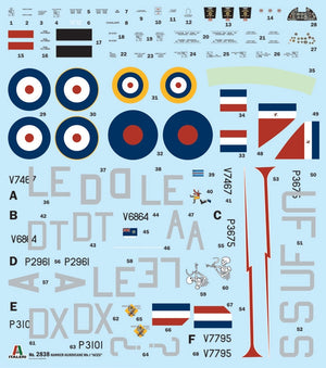 Italeri 2838 Hurricane Mk.I Aces 1/48 – imagen 8