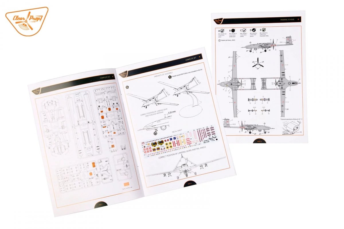 Clear Prop! CP4812 TB.2 UAV in Polish Service STARTER KIT 1/48 – immagine 12