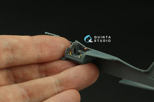 Quinta Studio QD72044 Fw 190A-5 3D-Printed &amp;amp; coloured Interior on decal paper (Eduard) 1/72 – immagine 2