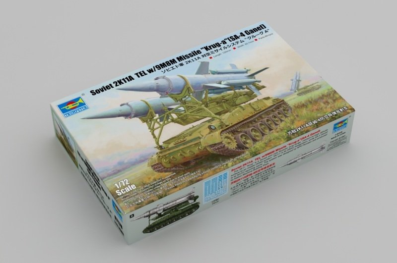 Trumpeter 07178 Soviet 2K11A TEL w/9M8M Missile Krug-a SA-4 Ganef 1/72 – zdjęcie 2