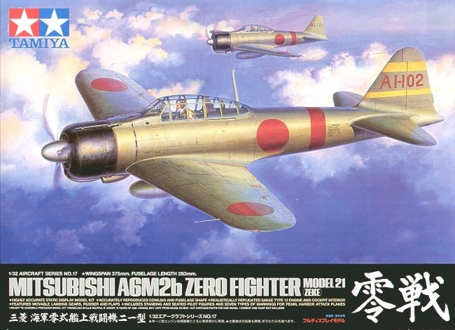 Tamiya 60317 Mitsubishi A6M2b ZERO Fighter 1/32