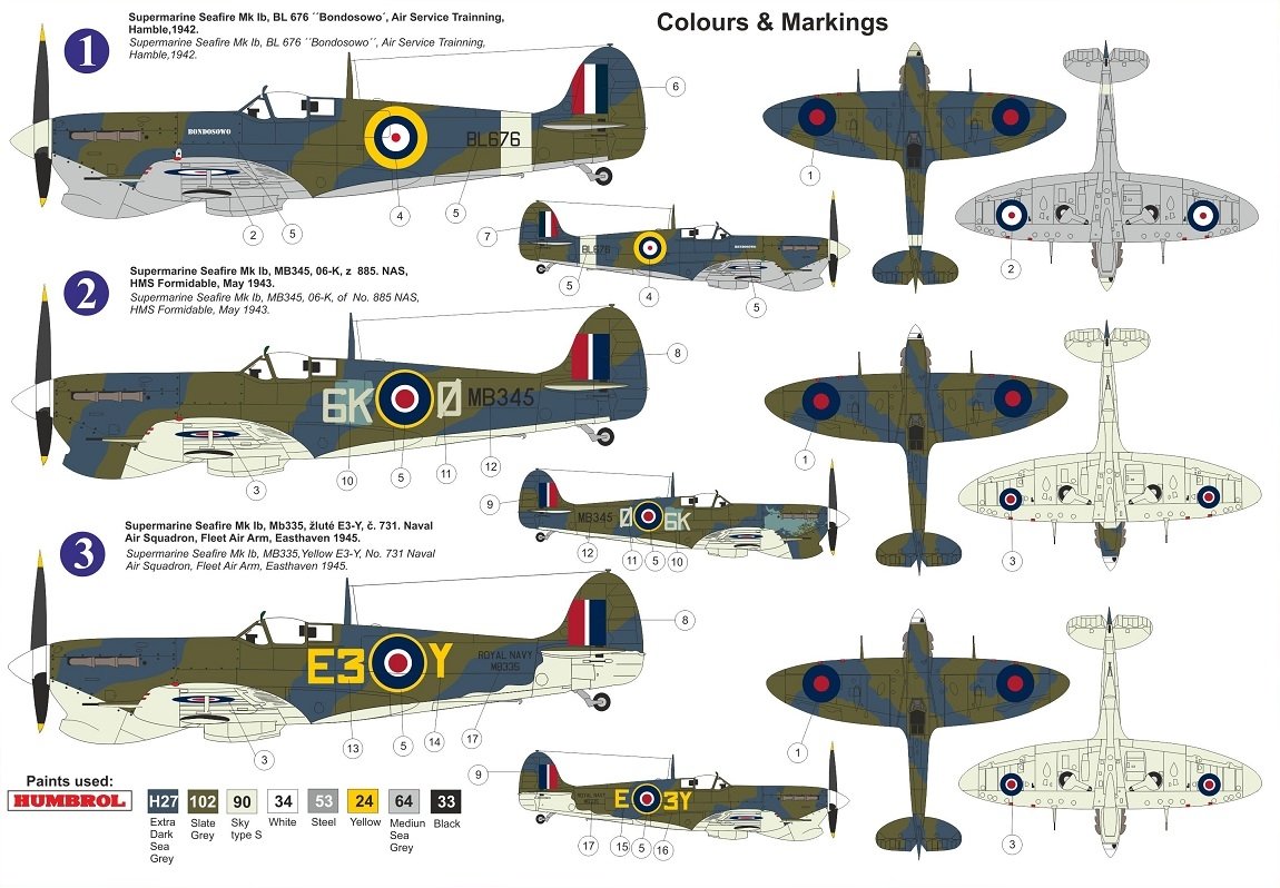 Kovozavody Prostejov KPM0239 Seafire Mk.Ib „Vokes“ 1/72 – immagine 2
