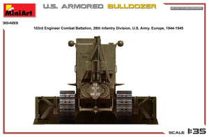 MiniArt 35403 U.S. ARMORED BULLDOZER 1/35 – immagine 3