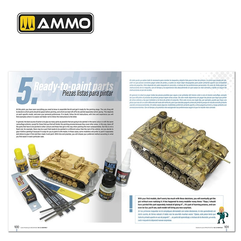 Ammo by Mig 6300 Scale Modeling for Beginners Vol. 1: Assembly (Bilingual English &amp;amp; Spanish) – imagen 10