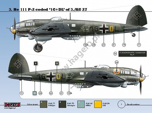 Kagero KD72002 Heinkel He 111 Ps of KG 27 1/72 – Bild 6