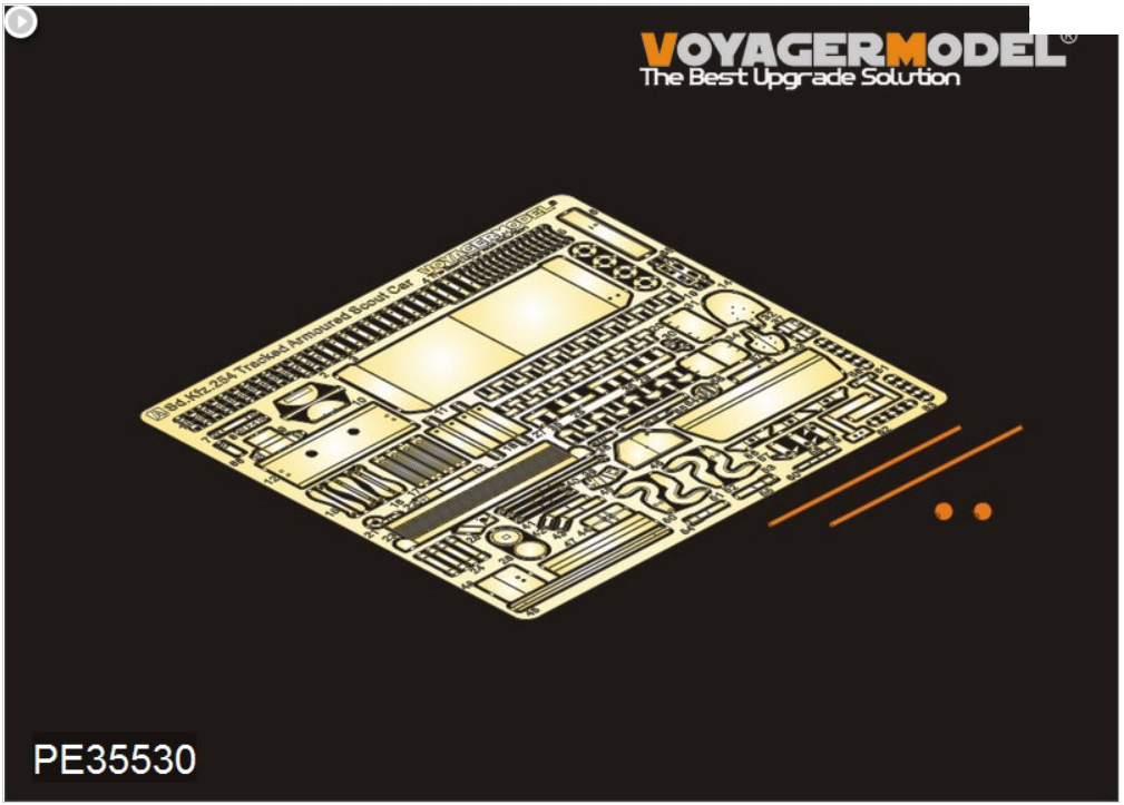 Voyager Model PE35530 WWII German Sd.Kfz.254 Tracked Armored Scout Car FOR HOBBY BOSS 82491 1/35