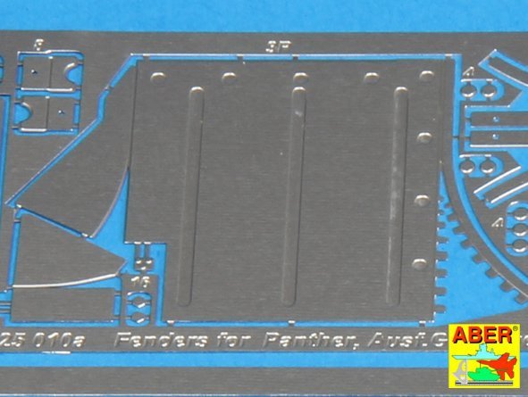 Aber 25010 Fenders for Panther G/Jagdpanther 1/25 – imagen 3
