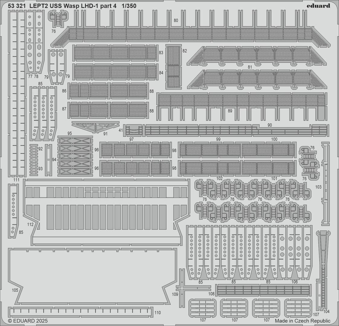 Eduard 53321 USS Wasp LHD-1 part 4 Trumpeter 1/350 – image 2