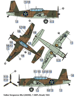 Dora Wings 72038 Vultee A-31 Vengeance 1/72 – immagine 7