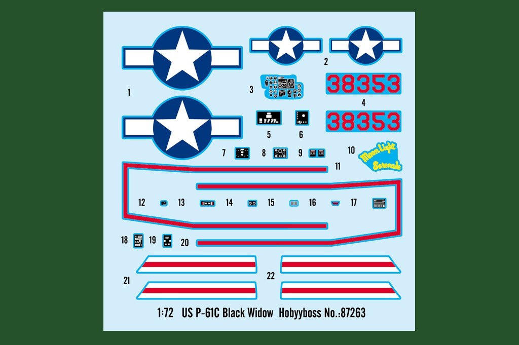 Hobby Boss 87263 P-61C Black Widow 1/72 – Bild 5
