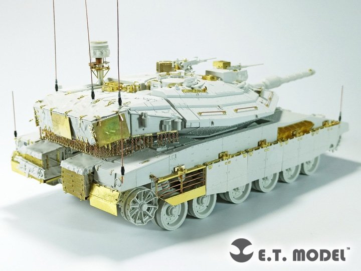 E.T. Model EA35-131 Israel Merkava Mk.4/4 LIC MBT Chains Set For Meng 1/35 – imagen 2