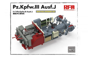 Rye Field Model 5072 Pz.Kpfw.III Ausf.J FULL INTERIOR 1/35 – imagen 3