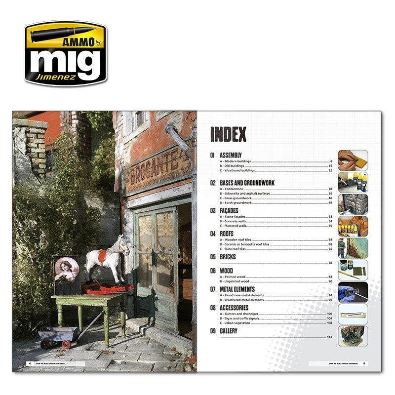 AMMO of Mig Jimenez 6215 MODELLING SCHOOL: URBAN DIORAMAS (English) – Bild 4