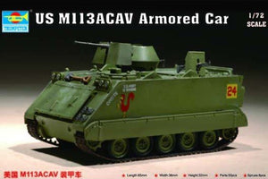 Trumpeter 07237 US M 113ACAV Armored Car 1/72