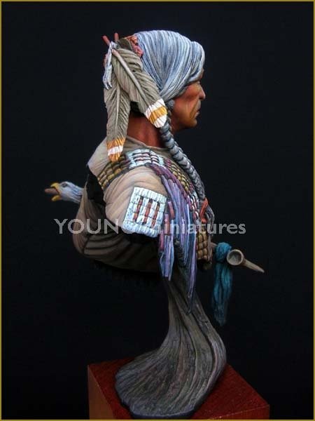 Figurine miniature Young Miniatures YH1818 Indien Sioux 1/10 – image 7