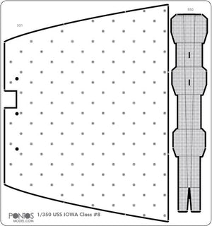 Pontos 35008F1 USS BB-62 New Jersey 1982 Detail Up Set 1/350 – zdjęcie 13