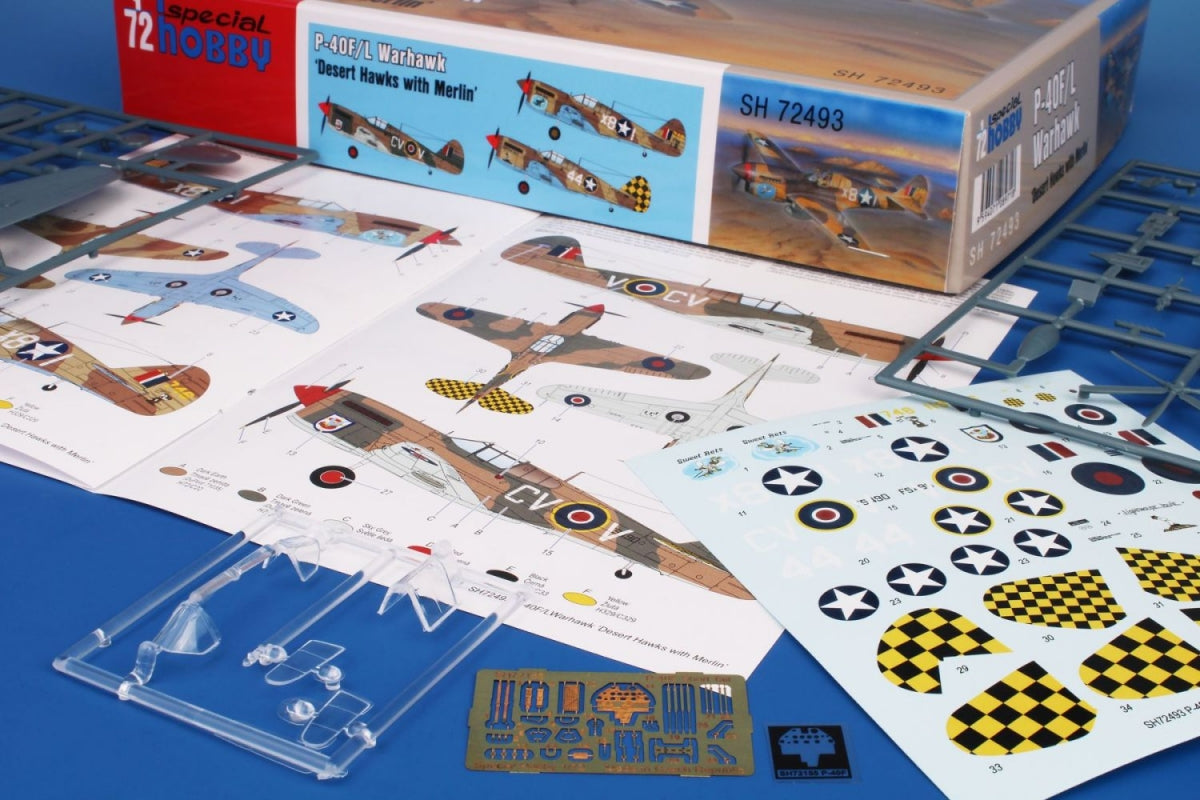 Special Hobby 72493 P-40F/L Warhawk &amp;#39;Desert Hawks With Merlin&amp;#39; 1/72 – imagen 7