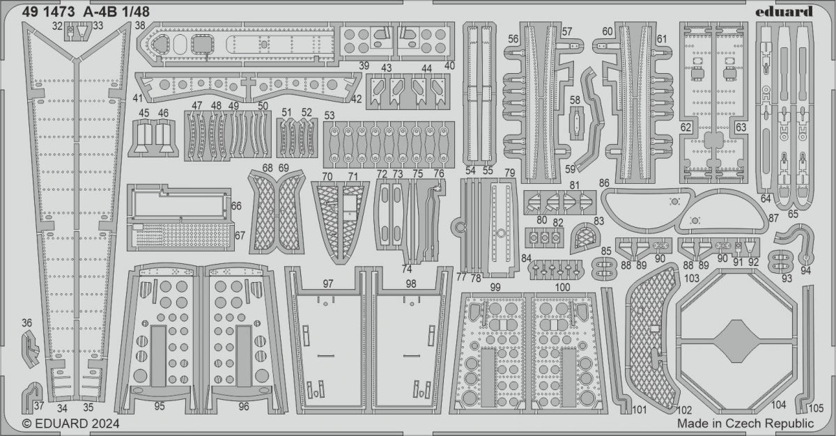 Eduard 491473 A-4B HOBBY 2000, HASEGAWA 1/48 – imagen 2