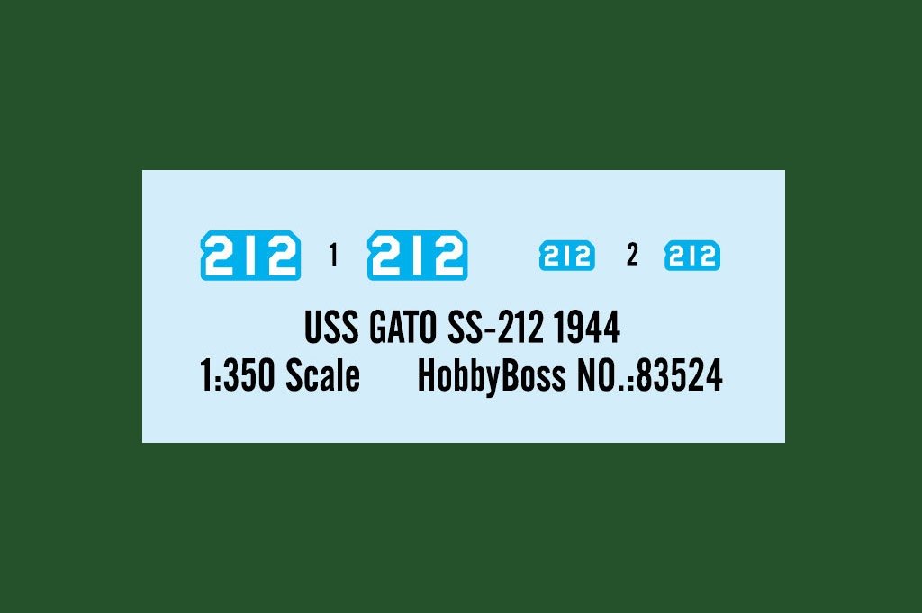Hobby Boss 83524 U.S. Navy Submarine &amp;quot;Little Shark&amp;quot; SS-212 1944 1/350 – imagen 3