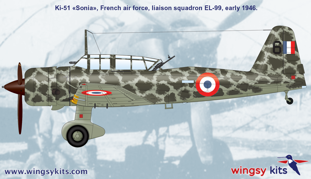 Maquette Wingsy Kits D5-06 IJA Type 99 Ki-51 « Sonia » dans d&amp;#39;autres armées, échelle 1/48 – image 10