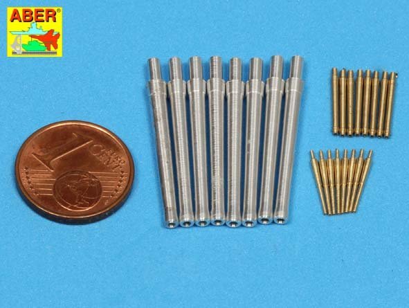 Ensemble de canons Aber 350L-64 pour cuirassé HMS Warspite - 15&amp;quot; Mk.Ix 8 ; 6&amp;quot; Mk.XII x 8 ; 4&amp;quot; Mk.XVI x 8 (1/350) – image 3