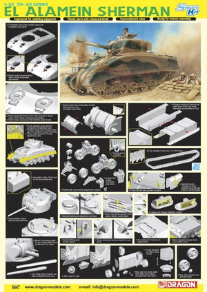 Dragon 6447 El Alamein Sherman 1/35 – zdjęcie 2