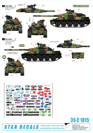 Star Decals 35-C1015 French AMX-30 B2 1/35 – zdjęcie 2