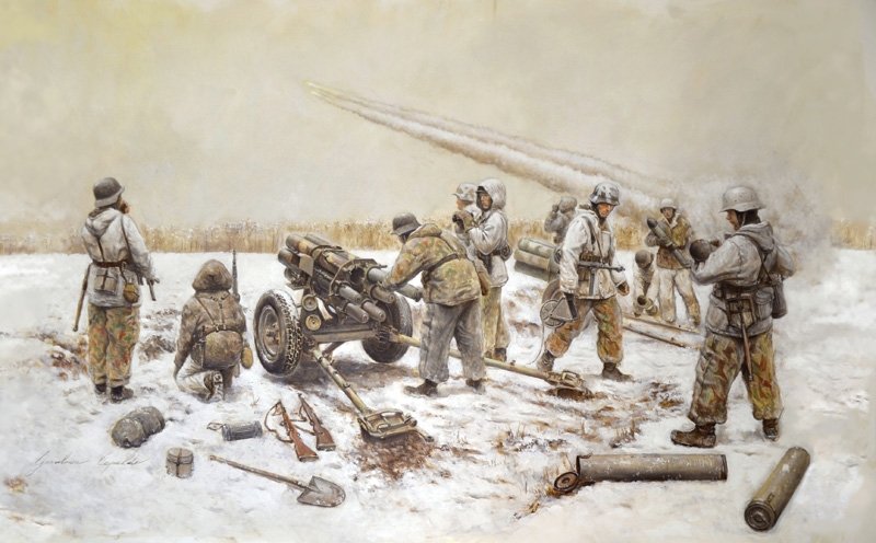 Italeri 7071 15 cm. Nebelwerfer 41 with Crew 1/72